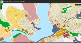 Interactive zoning map